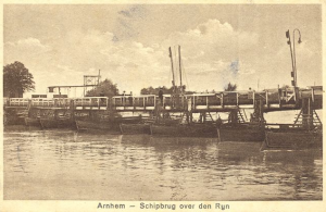 Afb. Schipbrug bij Arnhem