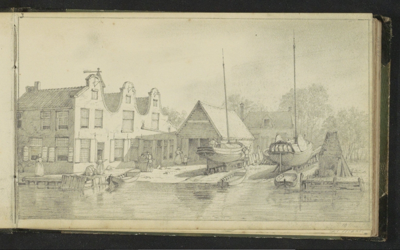 Afb. H.A. Klinkhamer: Scheepswerf.