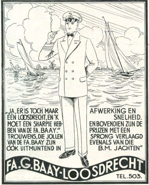 Afb. Reclame G. Baay Loosdrecht
