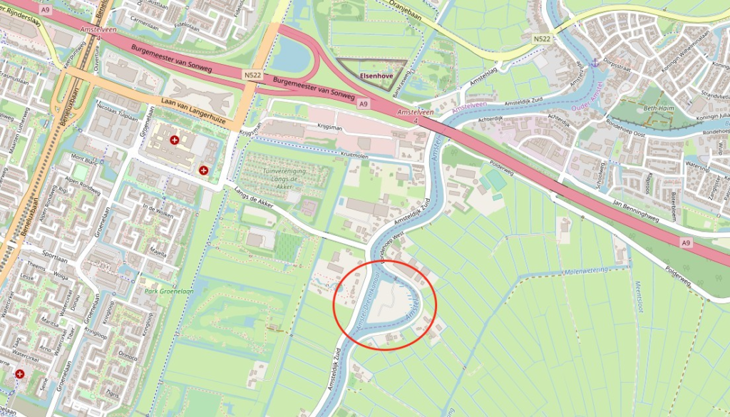 Afb: Kaartje Amsteleiland