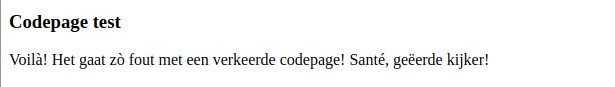 Afb.: Codepage met samengestelde tekens