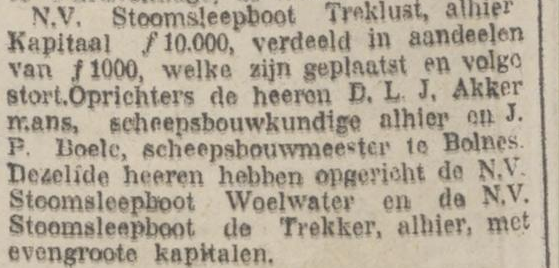 Afb. Artikeltje Rotterdamsch Nieuwsblad